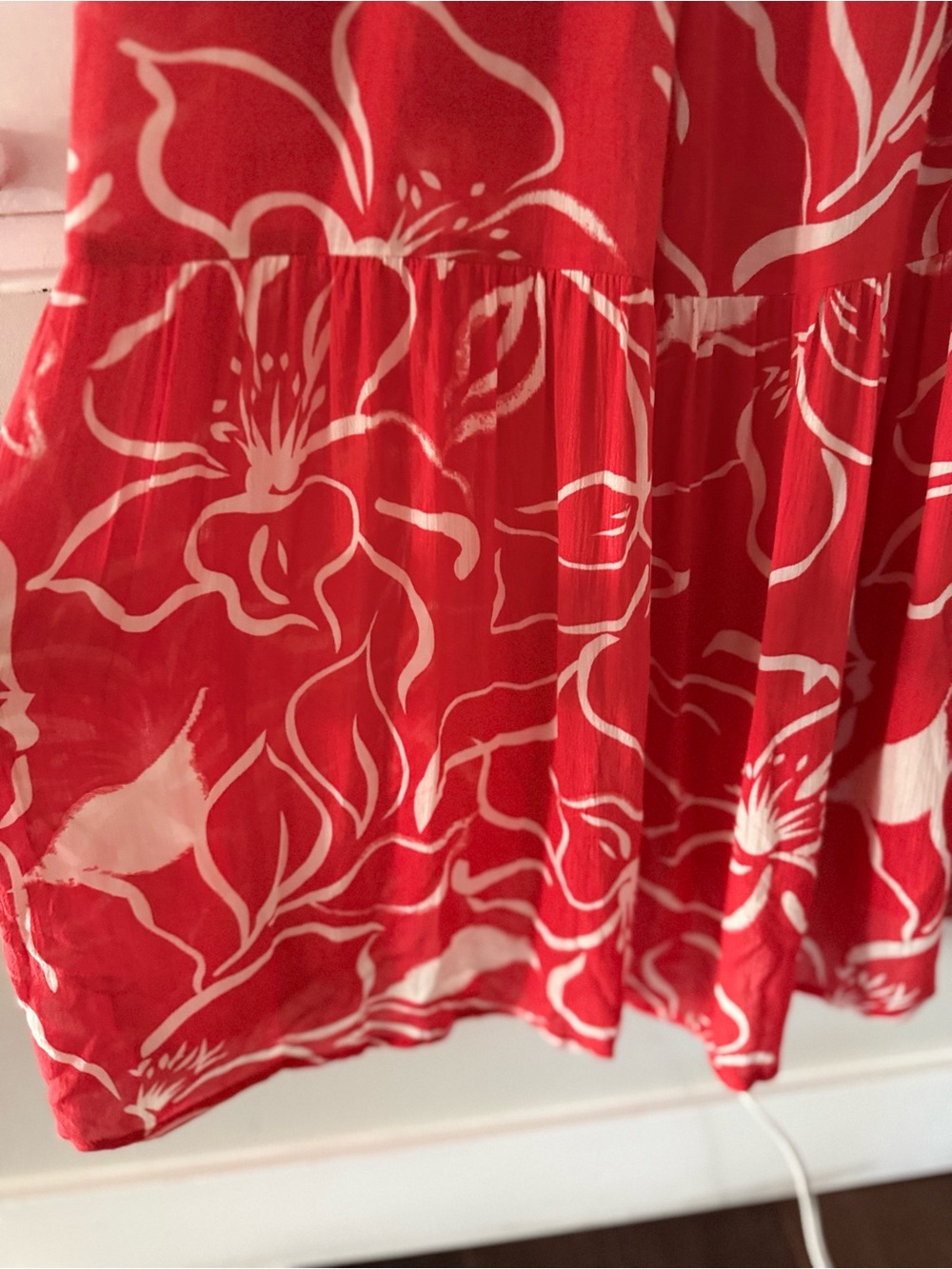 Z Supply Toluca Cala Floral Maxi Dress Coastal Island Wear Size M - Picture 5 of 10